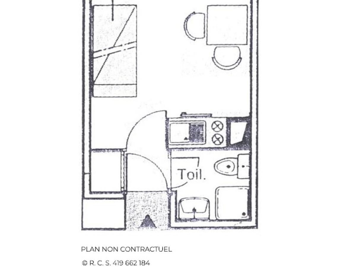 Studio Economique 2 Pers. Avec Balcon Aux Menuires, Animaux Admis - Fr-1-452-160 Apartment Saint-Martin-de-Belleville Exterior foto